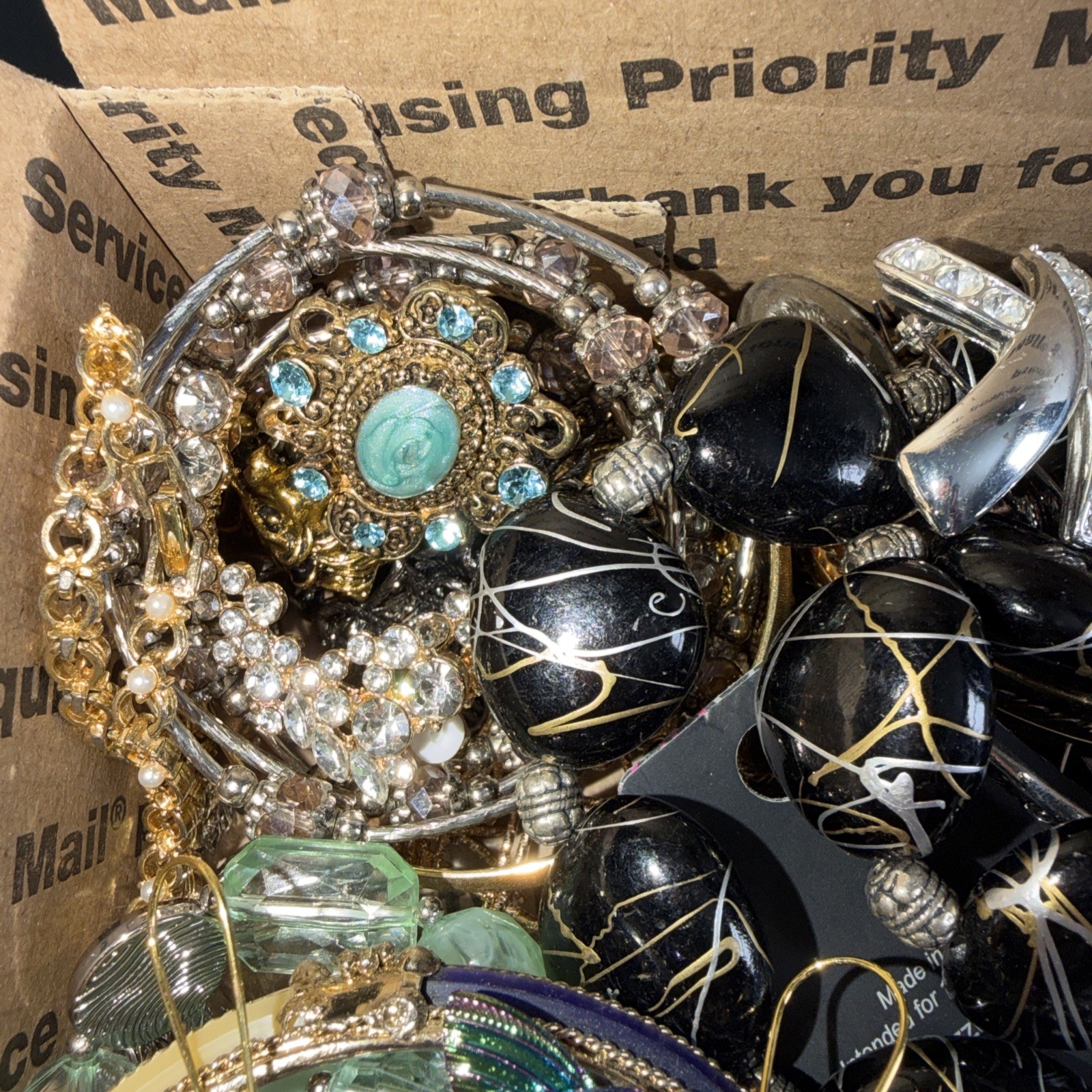 Vintage to Now Jewelry Lot, All Wearable Untested. No Junk. Box A2