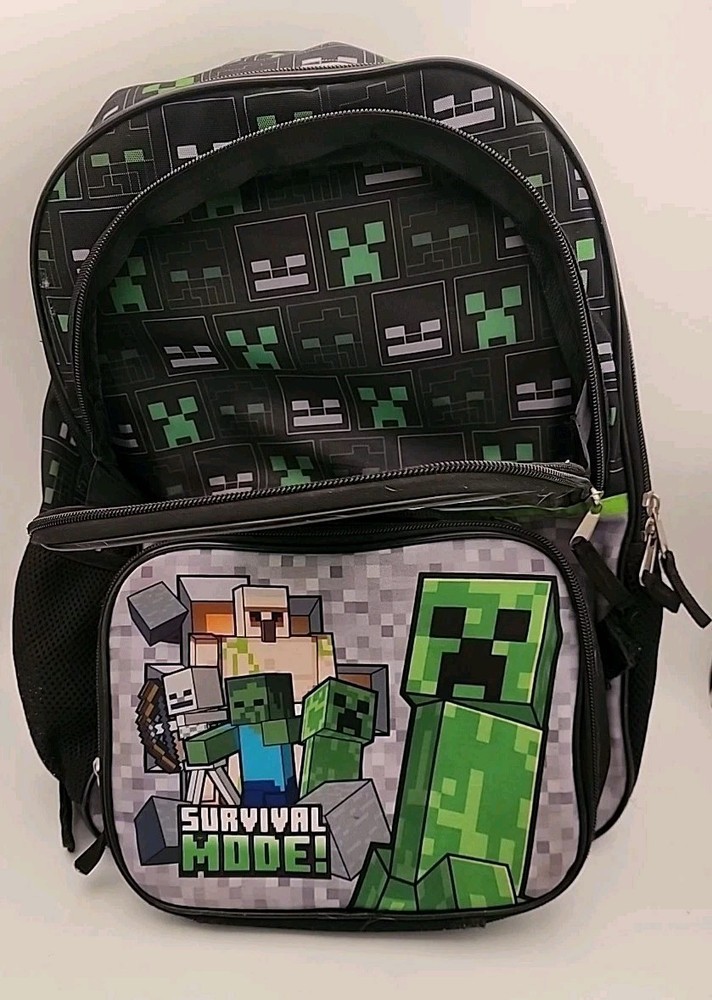 Mine Craft Adventure Back Pack and lunch Box