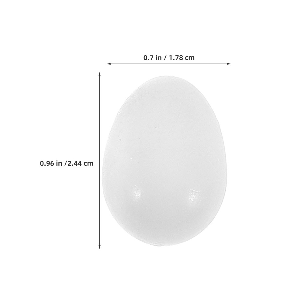 25 Pcs Simulation Pigeon Egg Artificial Props Decorative Nest Eggs