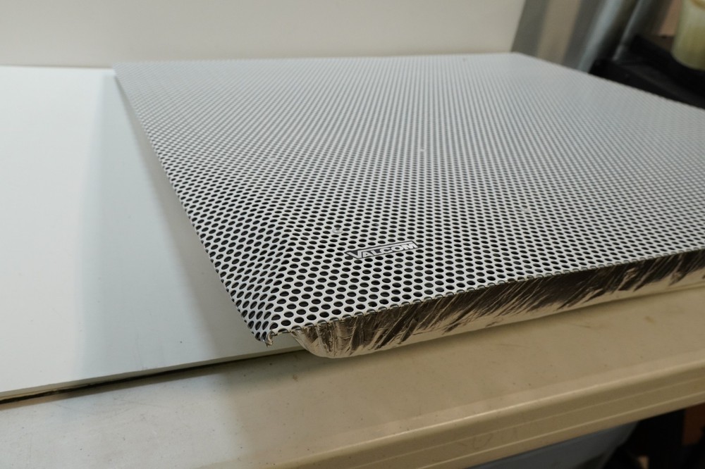 Valcom VE 4022A 2X2 talkback ceiling speaker lay in