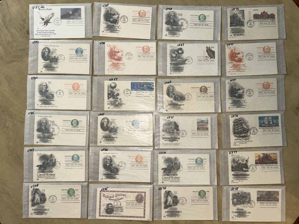 Used And Unused Postcards
