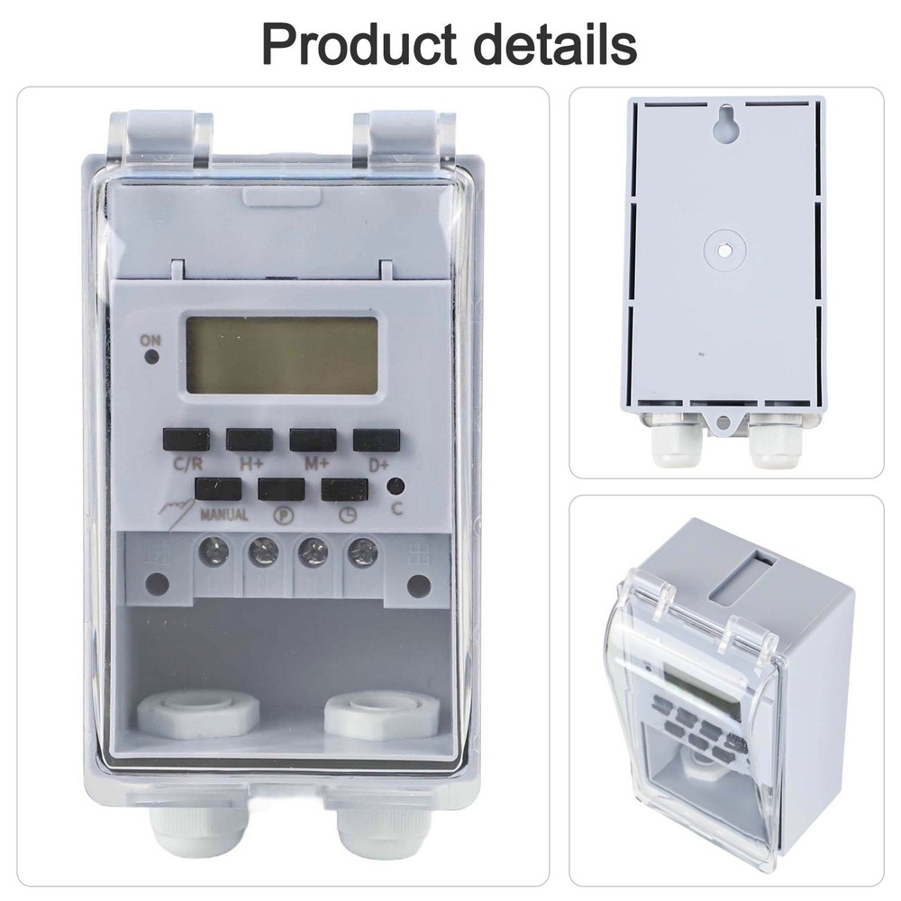 220V Waterproof Intelligent Timer KG316TF Automatic Programmable Switch