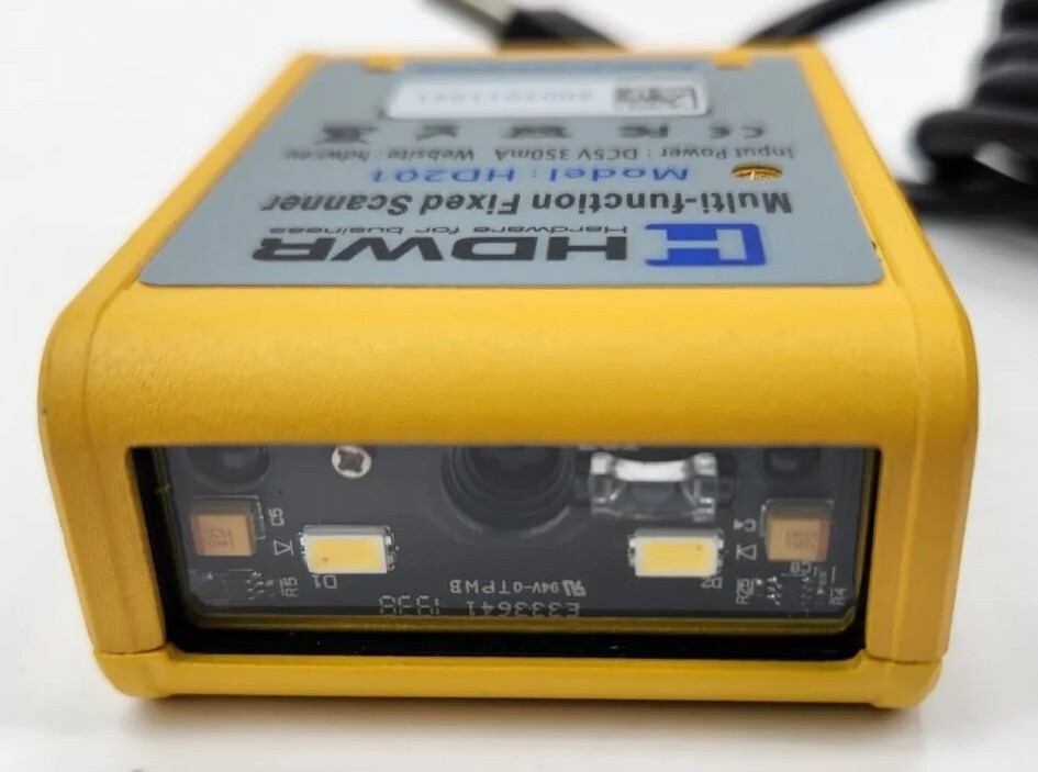 HDWR Multi-function Stationary Barcode Scanner HD201 Heavy Duty Metal Casting