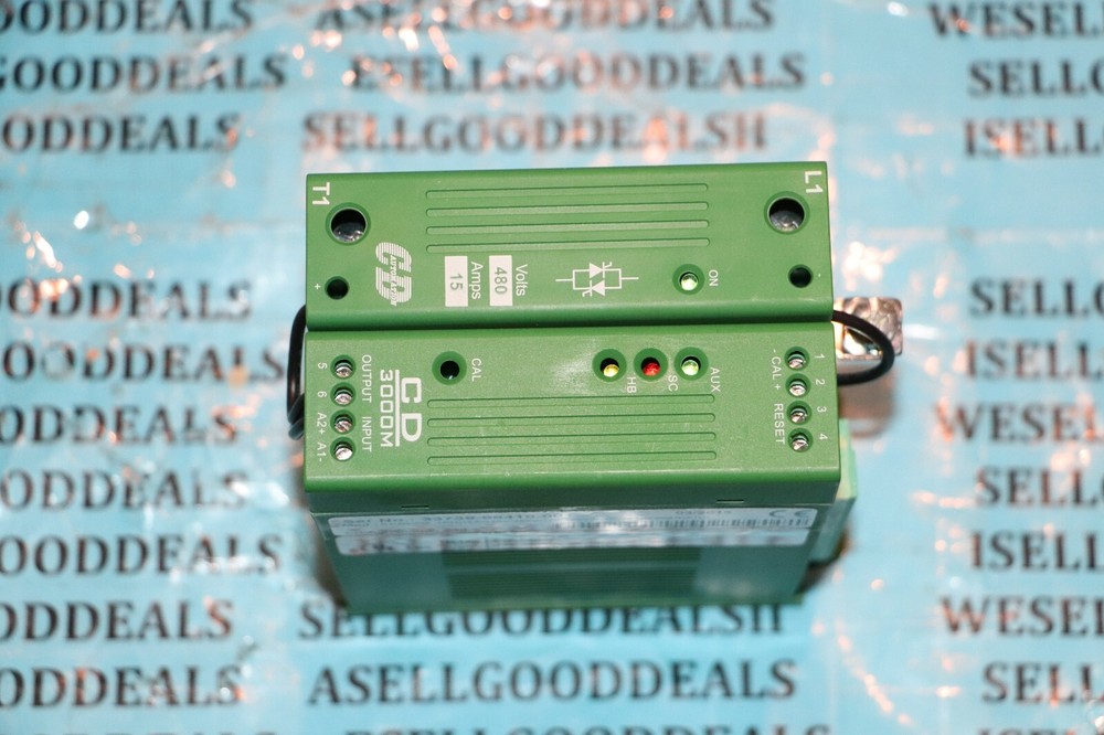 CD Automation CD3000M Thyristor Power Controller 1PH 15A 480V New