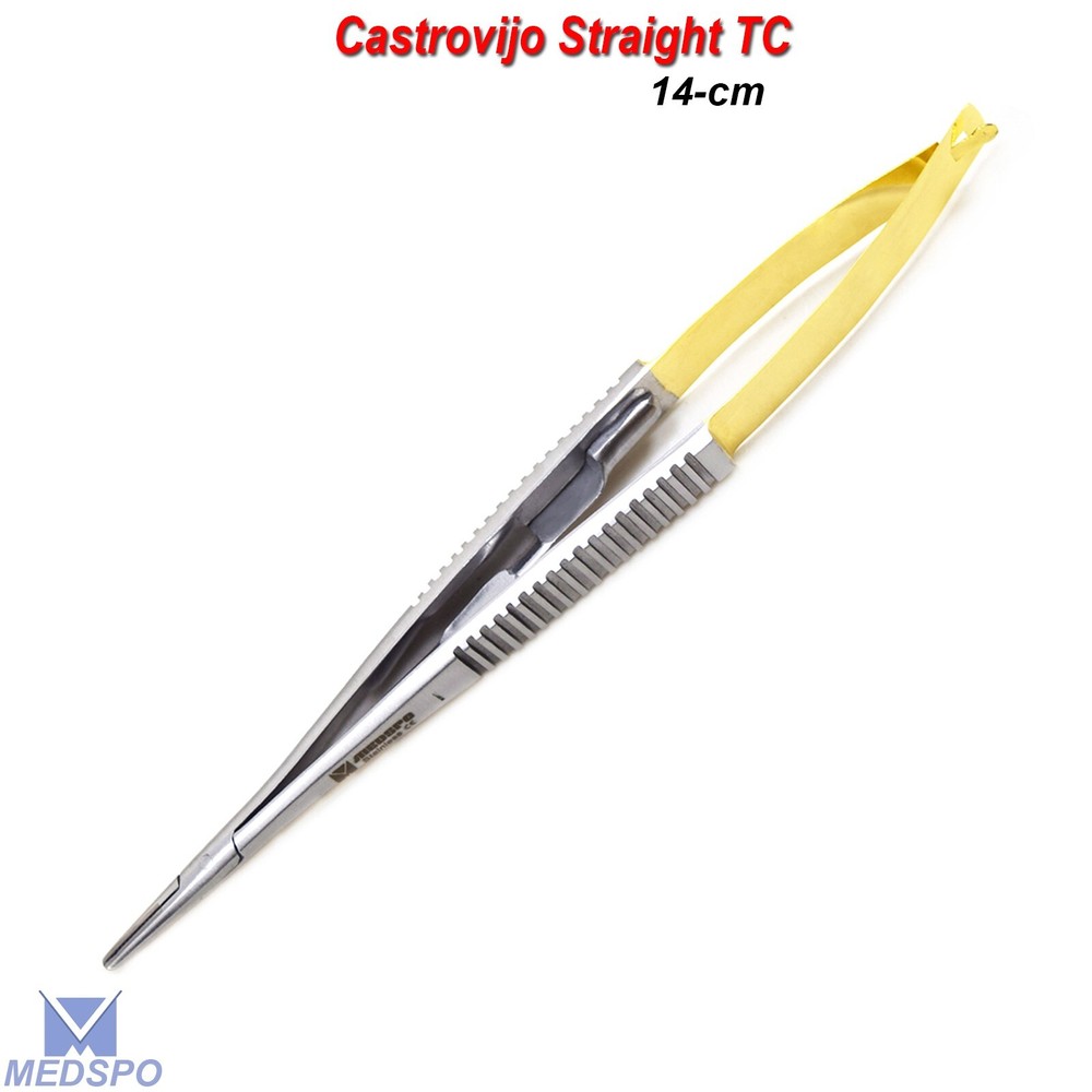 Microsurgery Noyes Scissors Dissecting Castroviejo Needle Holder Forceps Kit