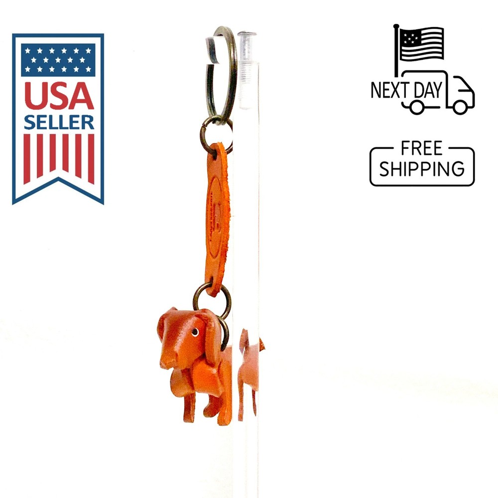 LABRADOR RETRIEVER Handmade Leather Keyring #2