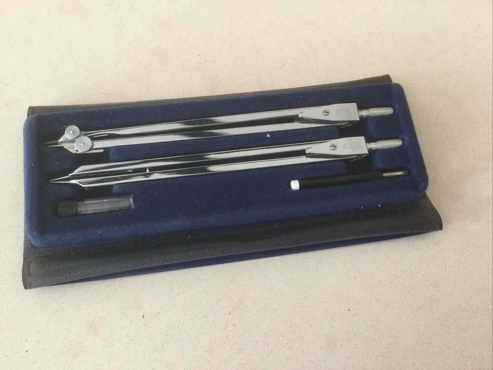 Vintage Navigators Plotting Instrument Set. Germany