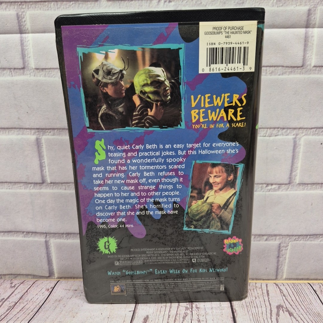 Goosebumps: The Haunted Mask (VHS, 1995) R.L. Stine