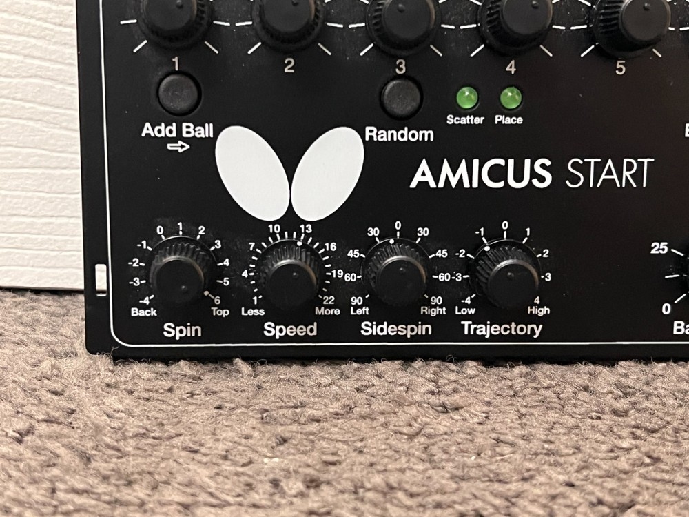 Butterfly Amicus Start Table Tennis Robot Control Panel Only