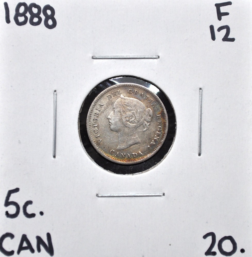 1888 Canada 5 Cents