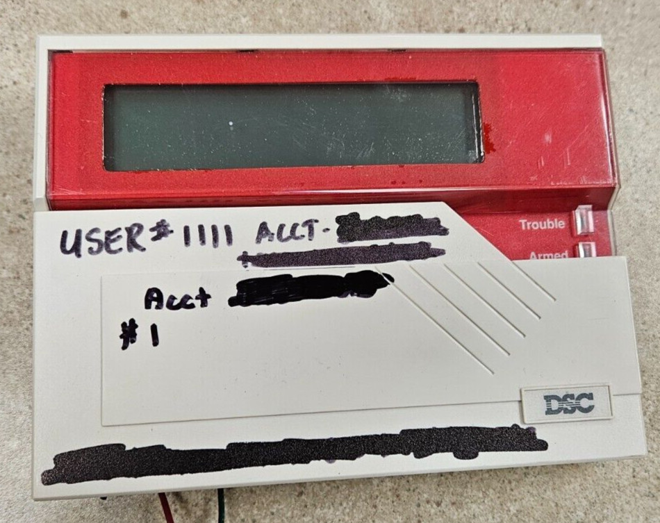 DSC PC4020CF FACP With PC4700 And LCD4520