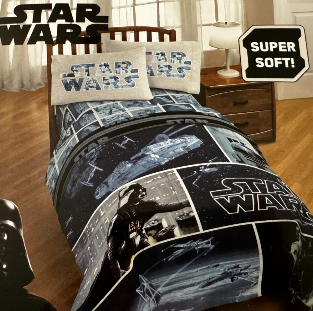 Disney Star Wars Twin Microfiber Comforter NIP