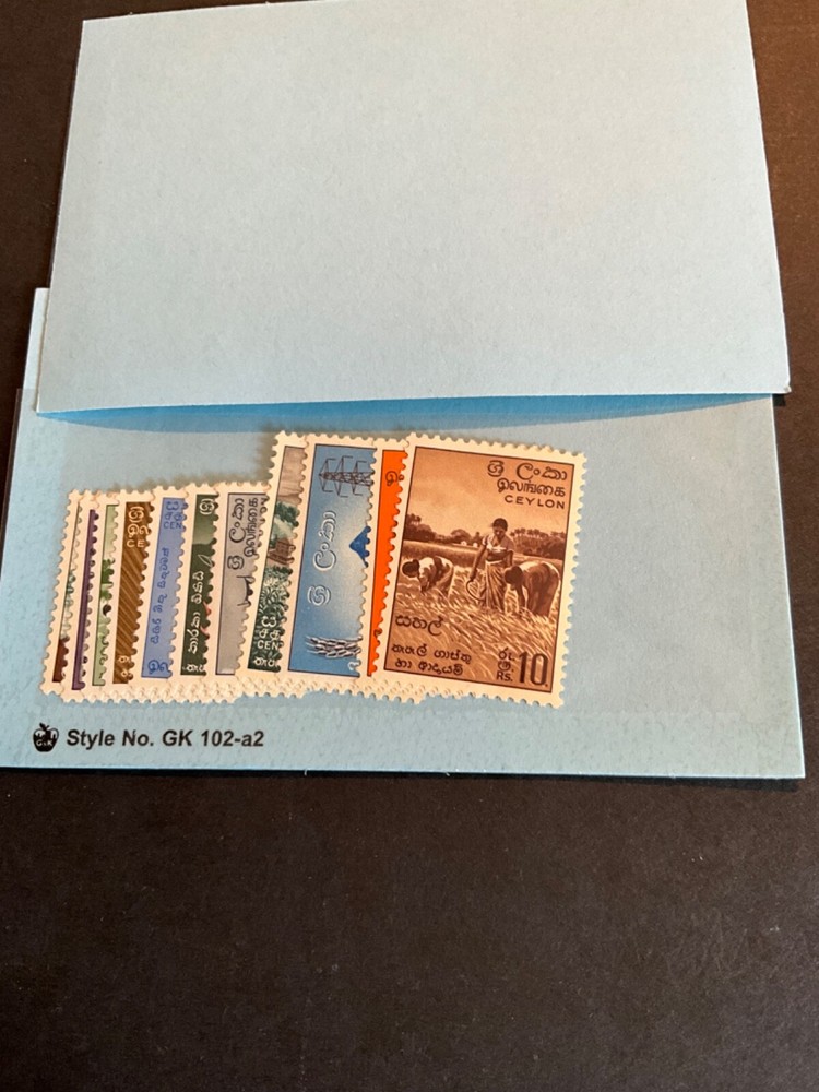 Stamps Ceylon Scott #346-56 hinged