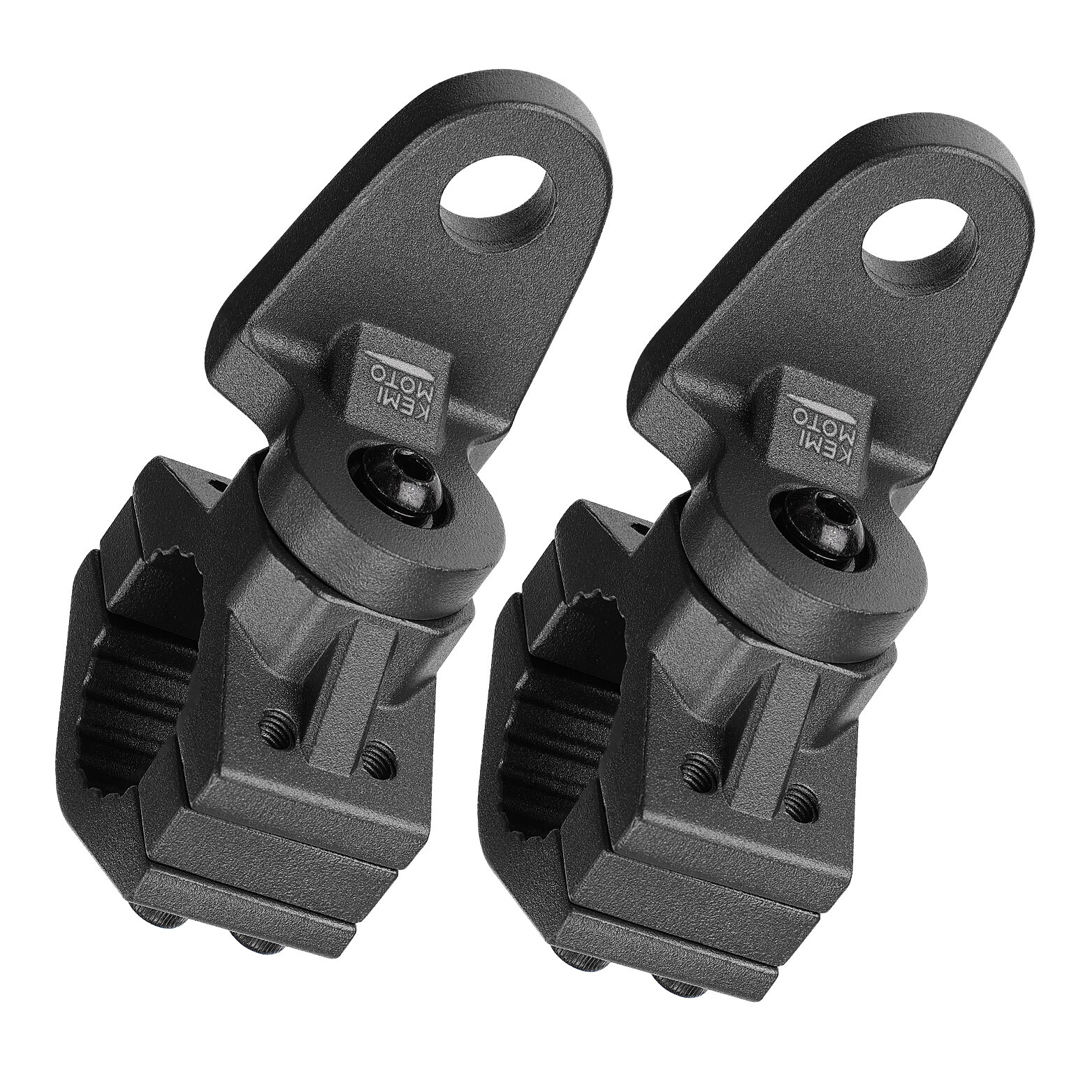 KEMIMOTO 2PC 7/8-9/8" ATV Flag Whip Light Mount Brackets for Yamaha Can-Am