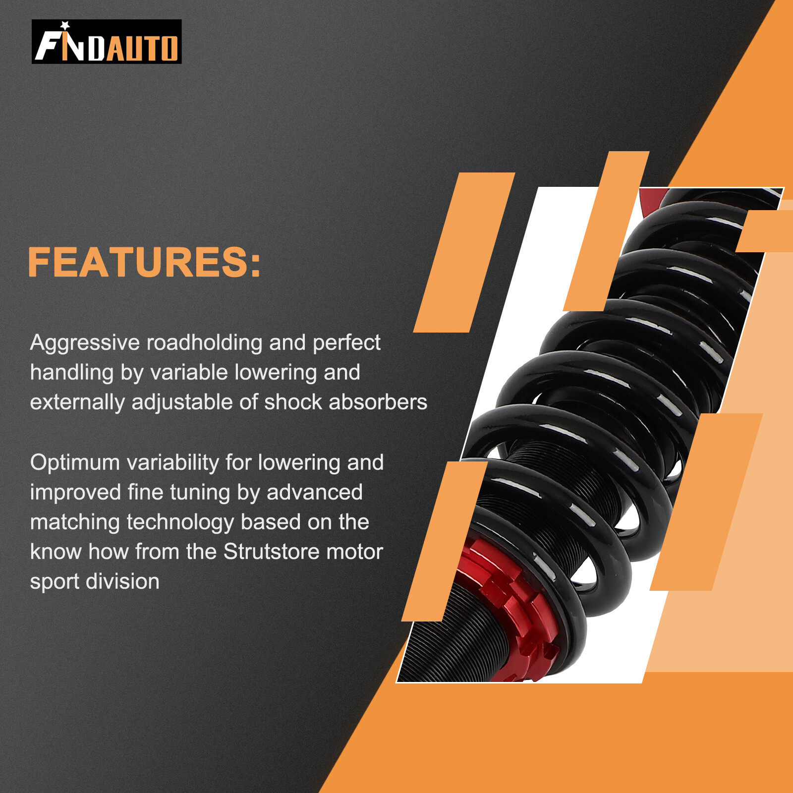 Suspension lowering Kit Coilovers Shocks For 2011-2022 Dodge Challenger Charger