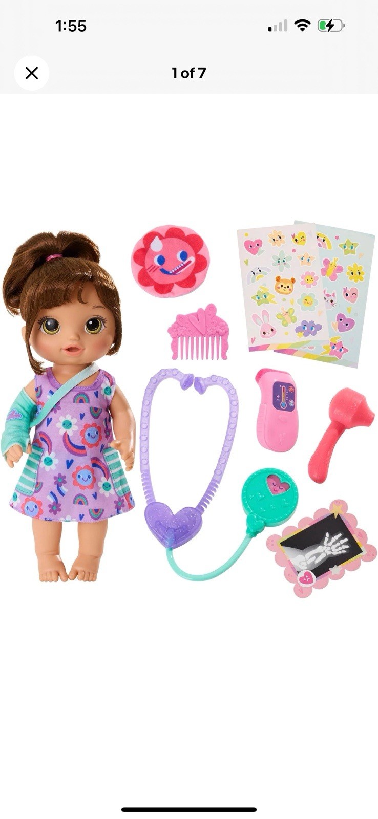 Baby Alive Better Now Bella Doll, 12-Inch Doctor Play Baby Doll, Toys for 3 Year