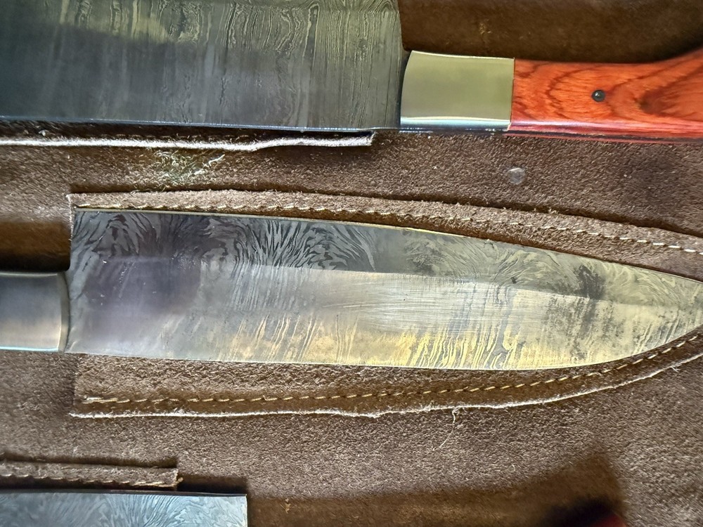 Red River Damascus Knife Set