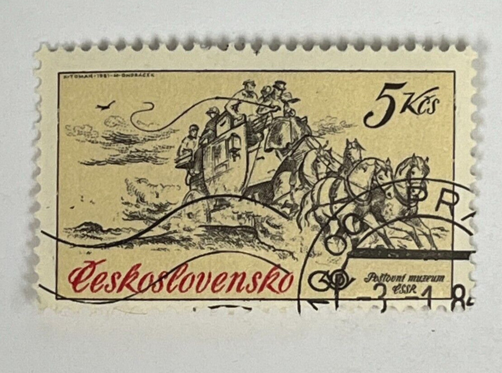 Czechoslovakia 5 kcs Stamp (Used) X41