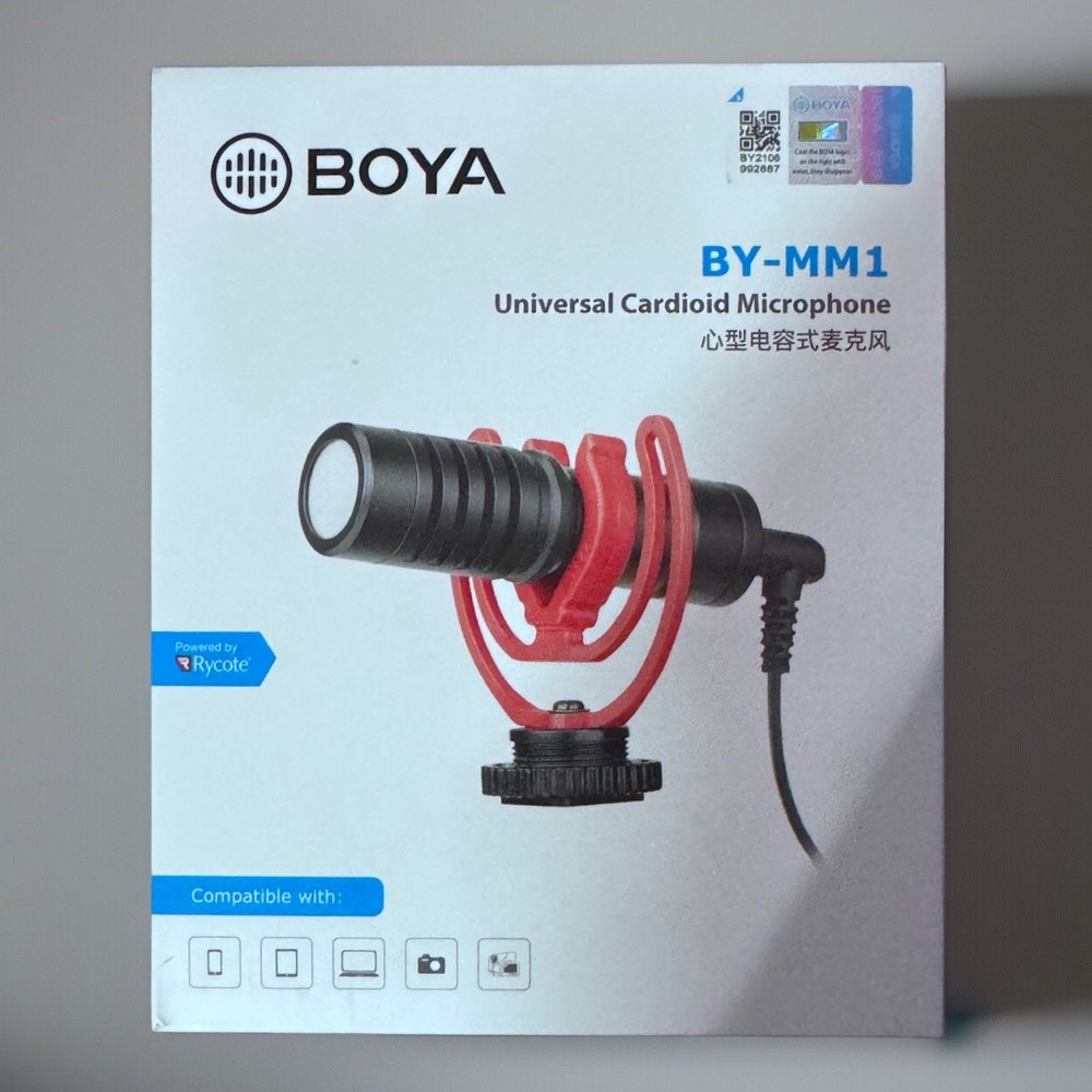 BOYA BY-MM1 Cardioid Microphone
