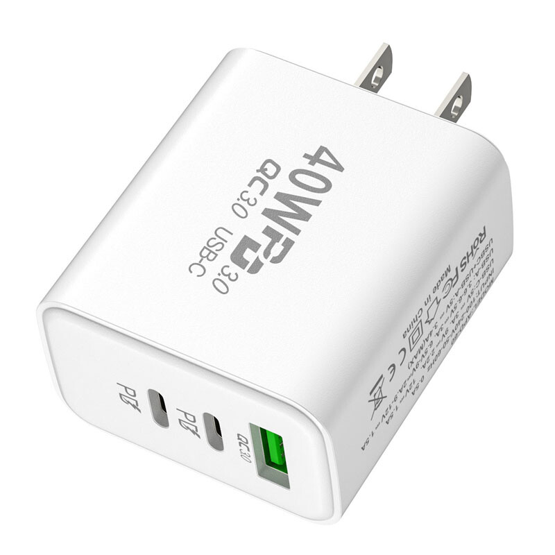 Dual PD 40W Fast Wall Charger Power Adapter iPhone 16 Pro Max 15 14 13 Plus lot