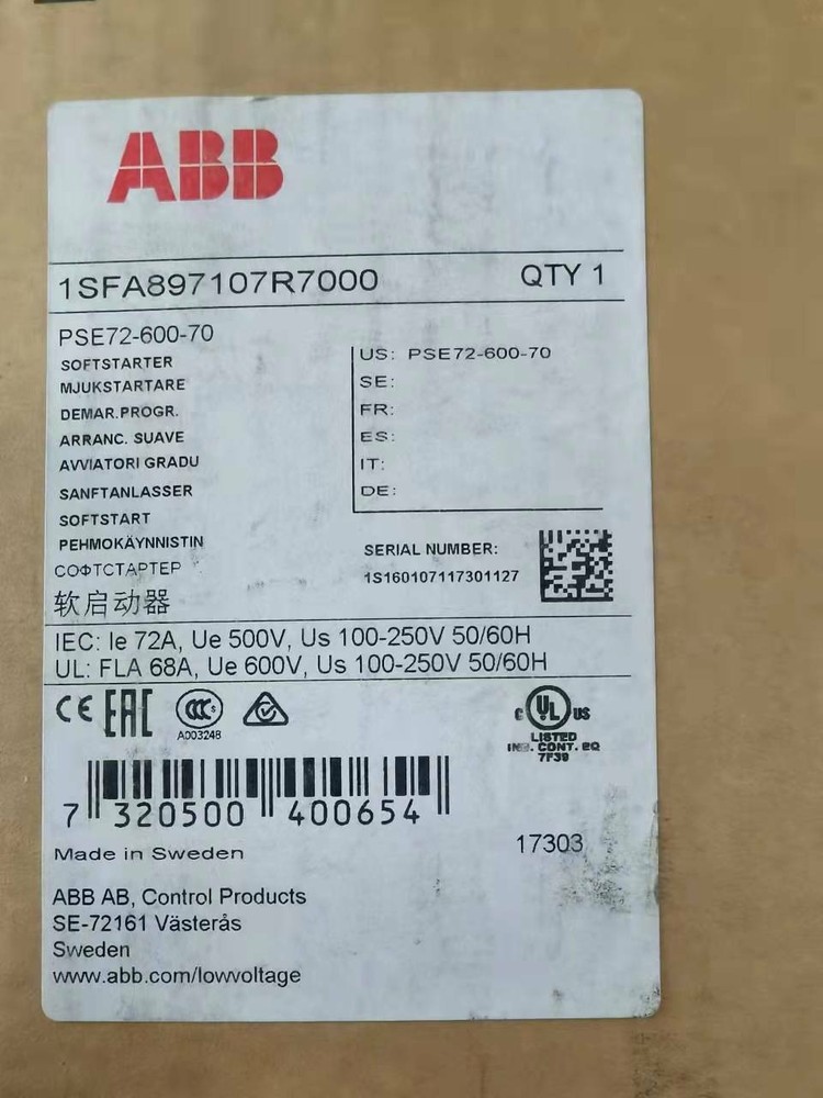 PSE72-600-70 New Soft Starter PSE72-600-70
