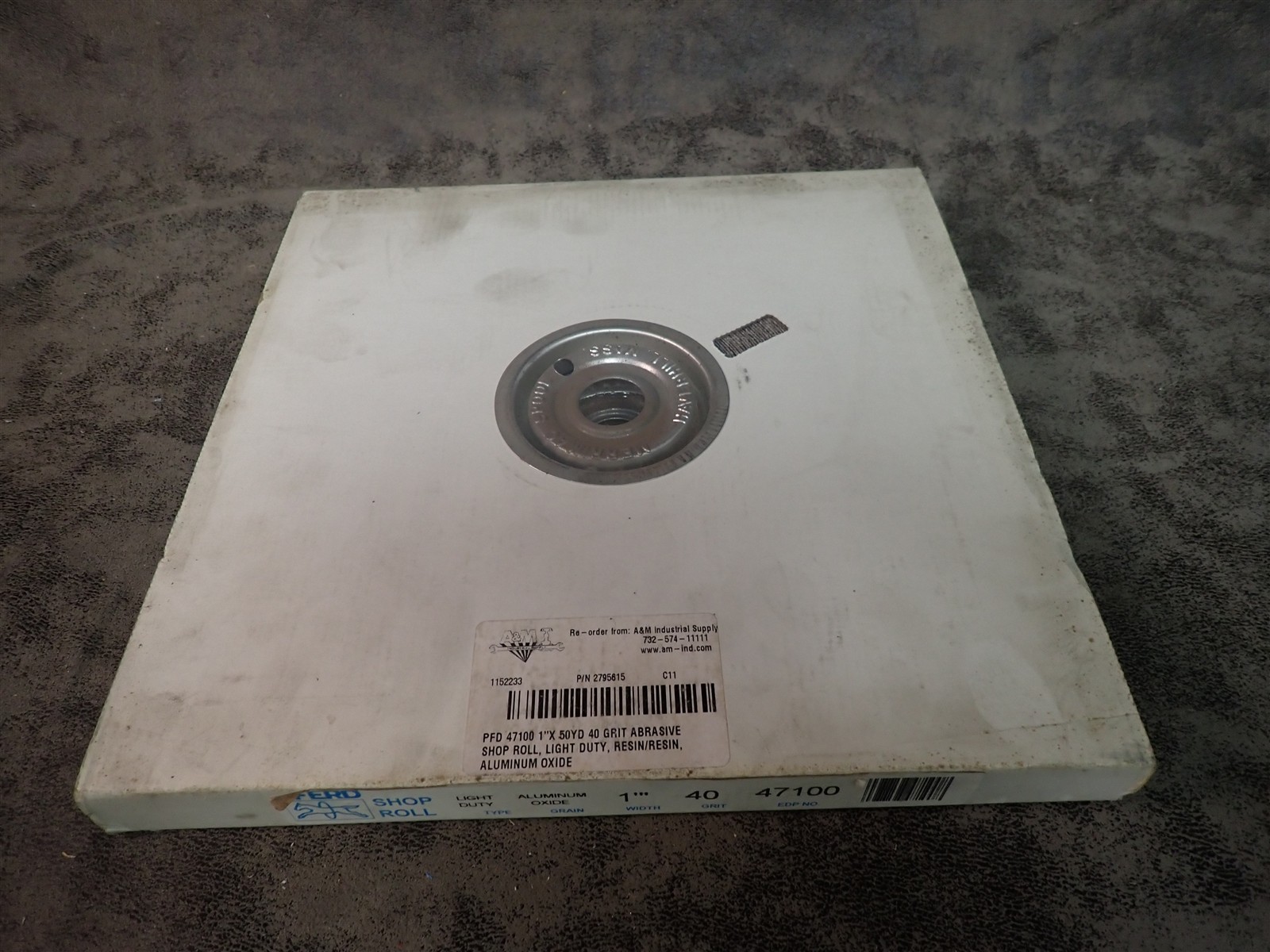 PFERD 47100 Light Duty AO 1" x 50 Yard 40 Grit Abrasive Shop Roll (I17)