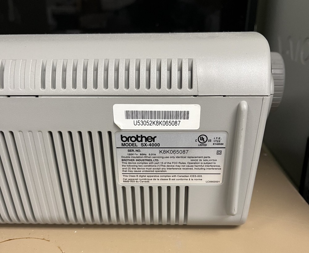 Brother SX-4000 Electronic Typewriter with LCD Digital Display
