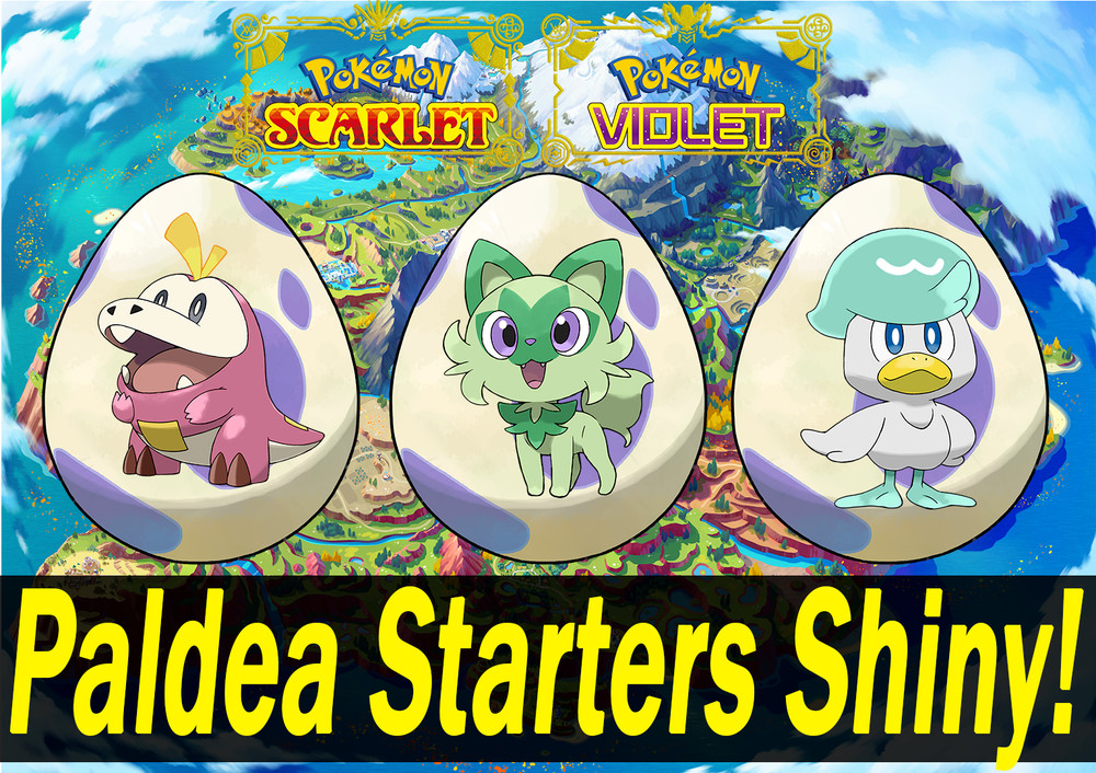 ✨Pokémon Scarlet & Violet✨- Shiny Starter Bundle🚀(READ DESCRIPTION)🚀