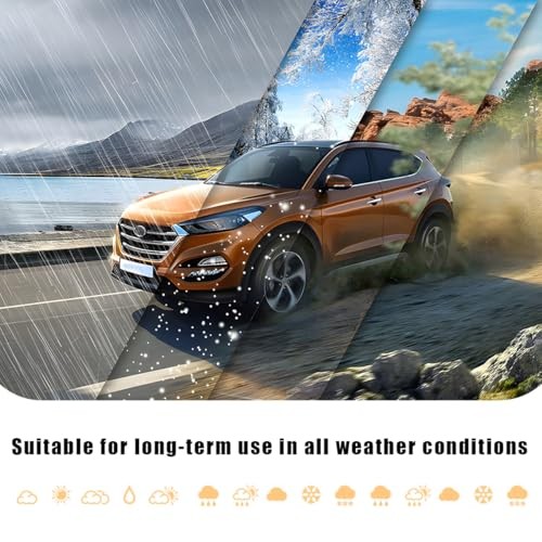 10 PCS Rectangular Safety Reflectors, Plastic Self Adhesive Safety Red+White