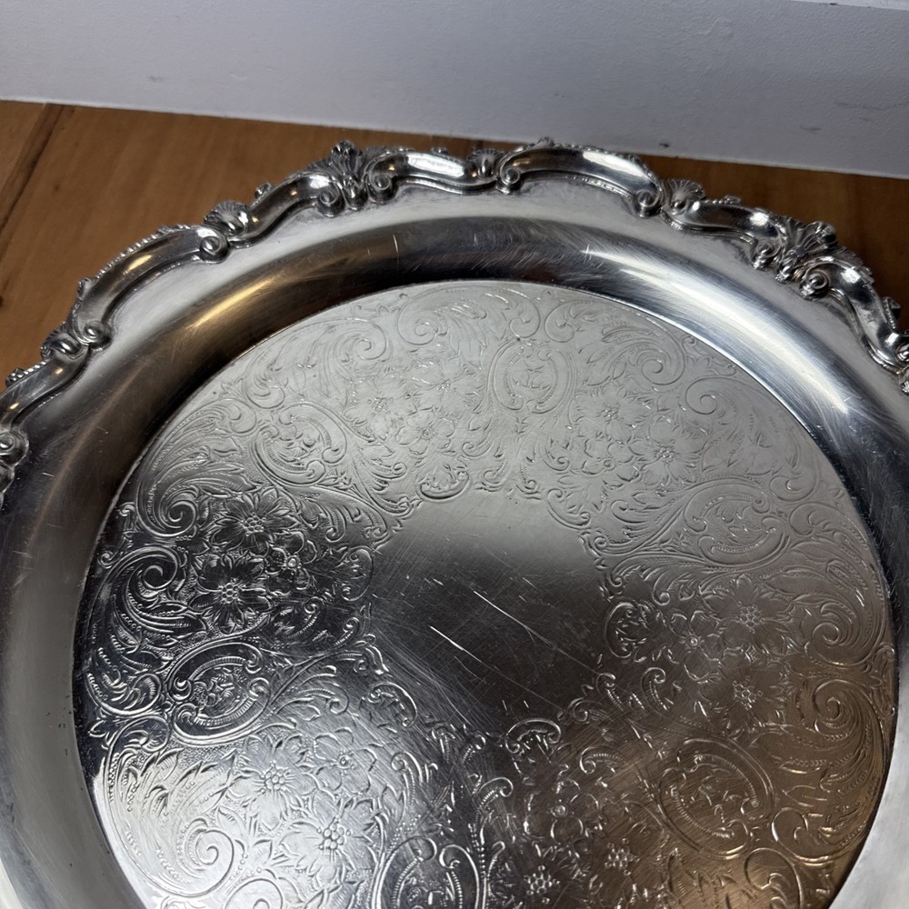 EPCA Bristol Silver 75 Serving Platter 11.5”