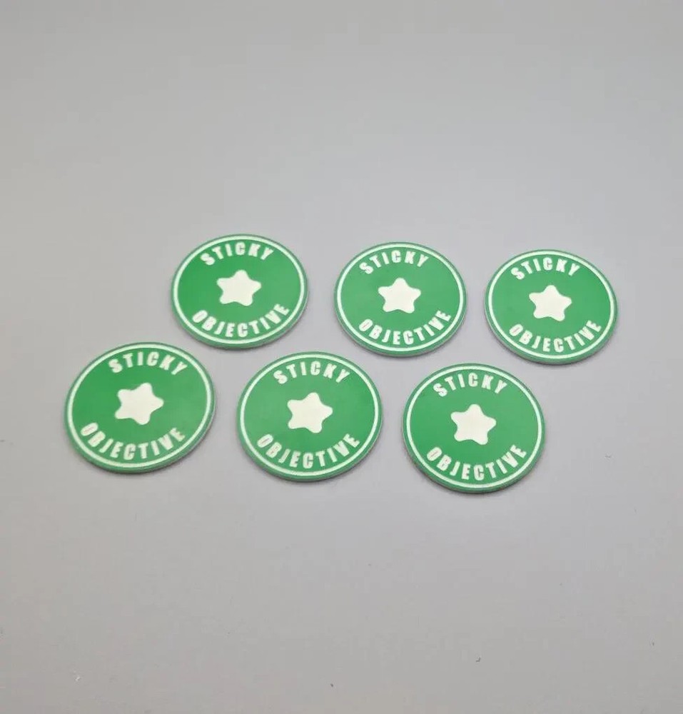 6 x Sticky Objective Tokens