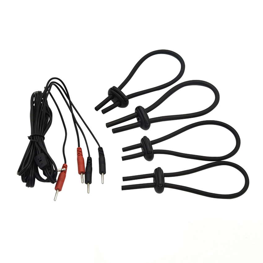 Electtro Shock Ring Physiotherapy Device E Stim Belt Penis Extender Enhancer Kit