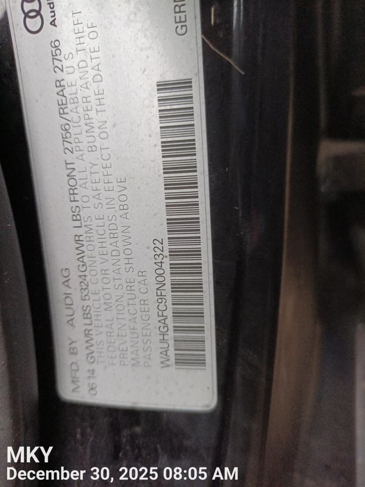 CONTROLLER CONSOLE MOUNTED OEM 12-15 A6 AUDI 1YR WRNTY