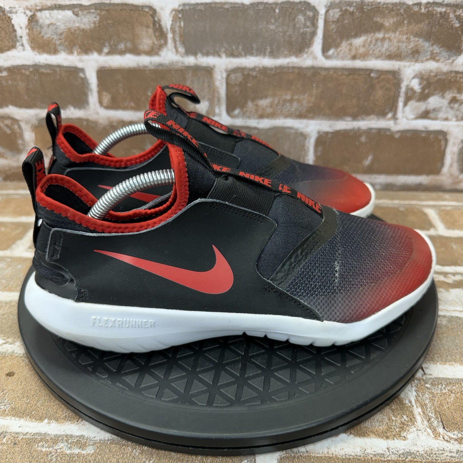 Nike Flex Runner University Red Running Shoes AT4662-607 Boys Youth Size 6.5Y