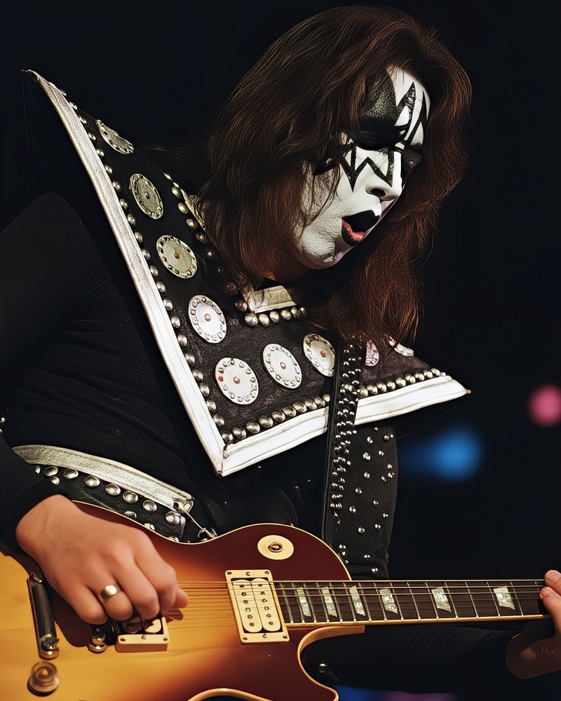 Ace Frehley KISS  8x10 Reprint