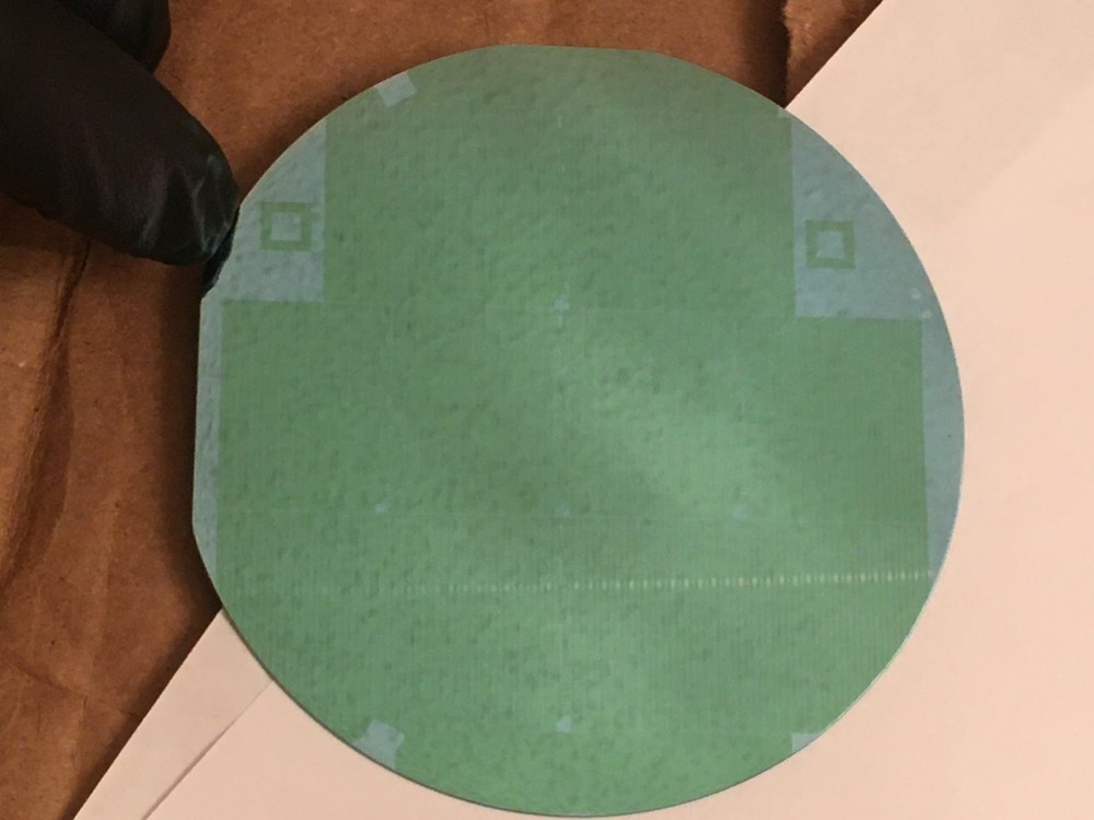 4" Unknown NITF Silicon Wafer 1980s Extremely Rare Vintage CPU Chip