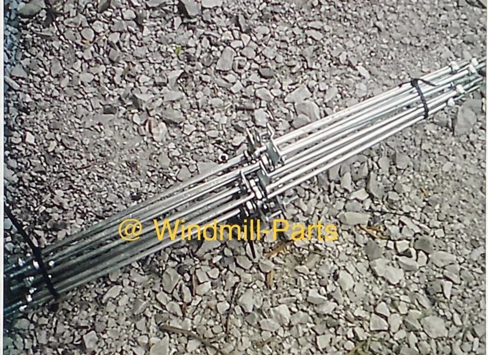 8ft A-702 Aermotor Windmill Timeable Spoke A736 , SET OF 12