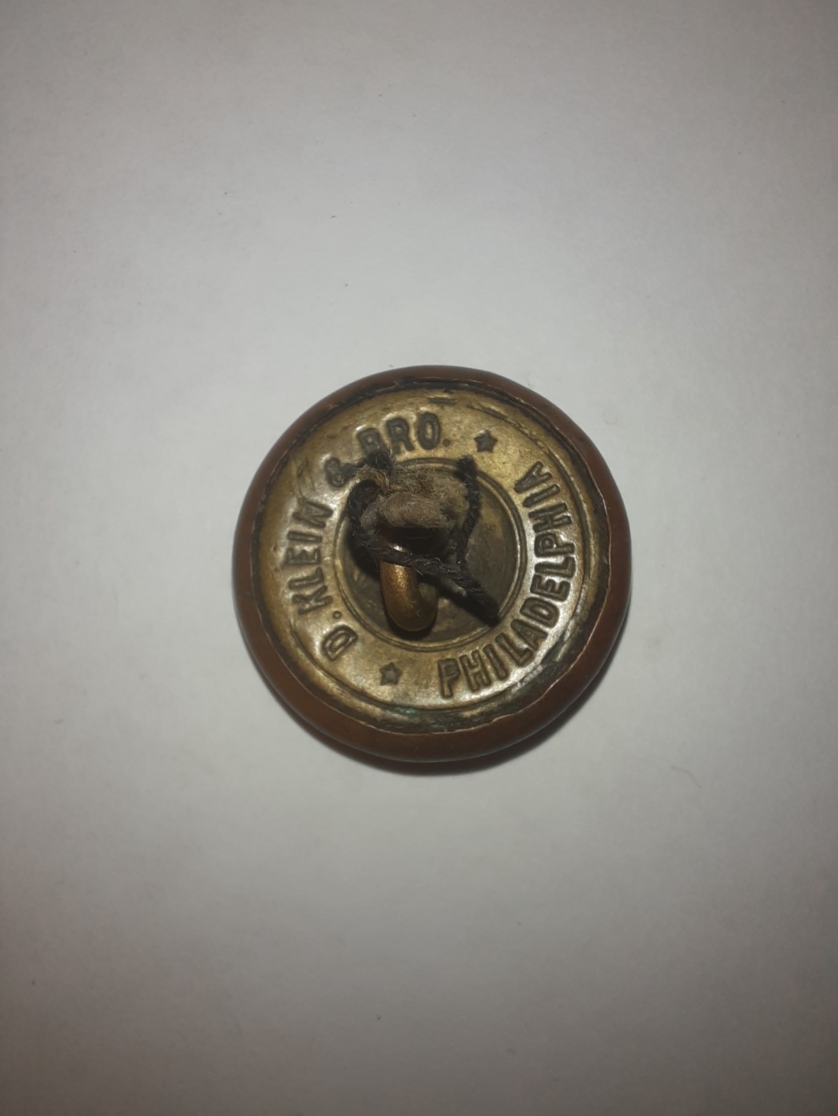 American civil war era antique Virginia button semper tyrannis.