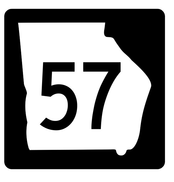 Georgia State Route 57 Sticker Decal