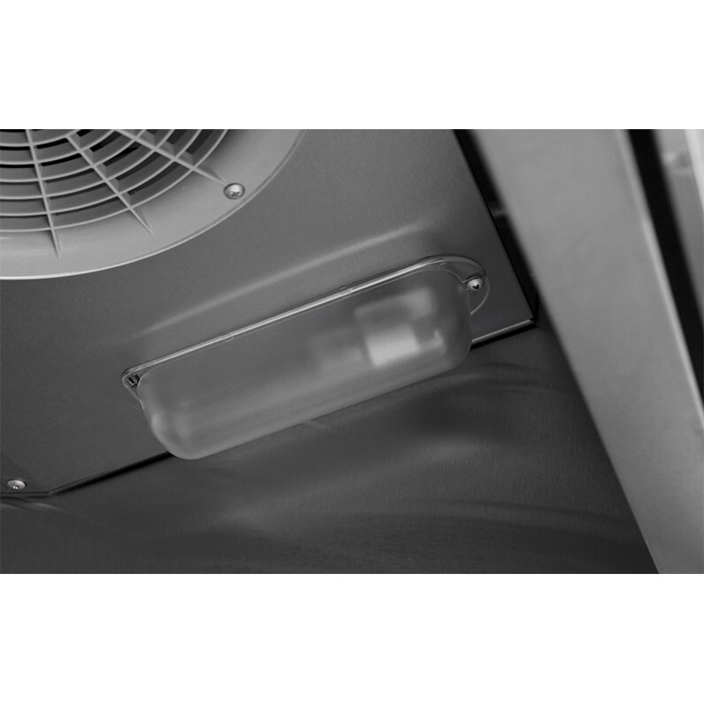 Atosa MBF8502GR Two Solid Door Bottom Mounted Reach-In Freezer 2 Section Silver