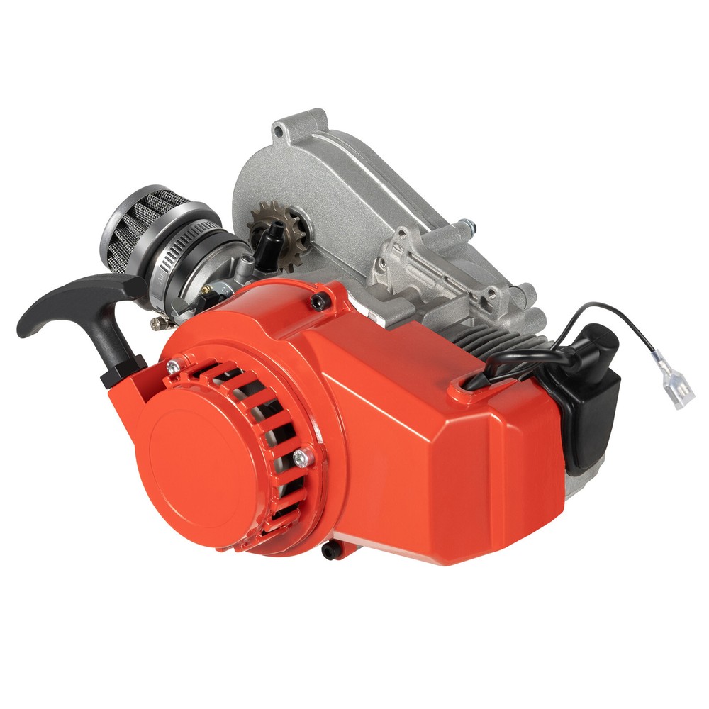 Complete Mini Engine Motor Kit, For 49cc 2stroke Mini Dirt Bike Atv, Pull Start