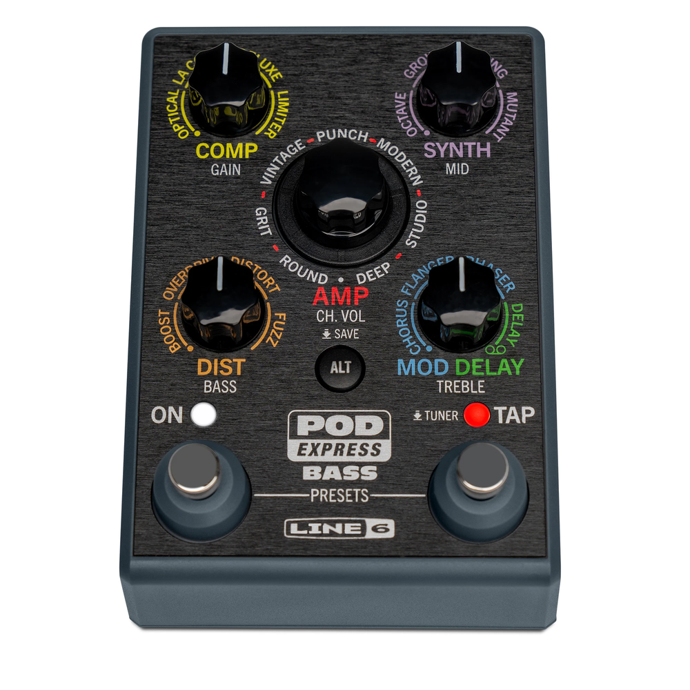 Line 6 POD Express Bass Portable Amp & Effects Processor Pedal
