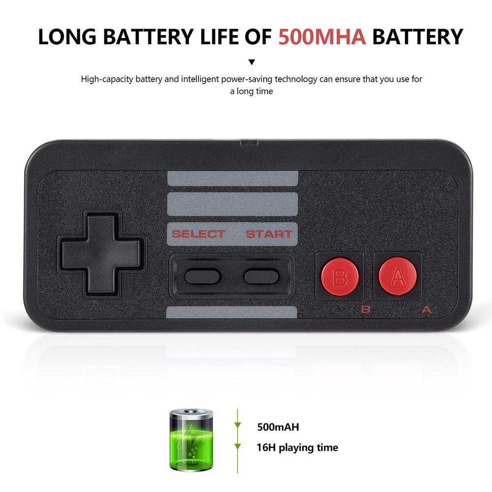 USB NES Wireless Controller &Reciver Joystick for PC/Gamepad Window PC MAC Linux