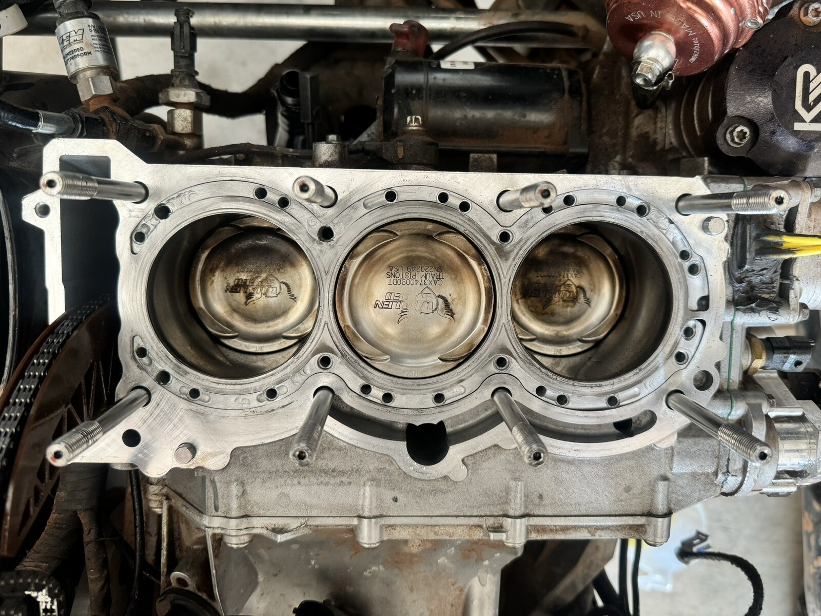 Billet Block Guard Can-Am X3 Rotax 900