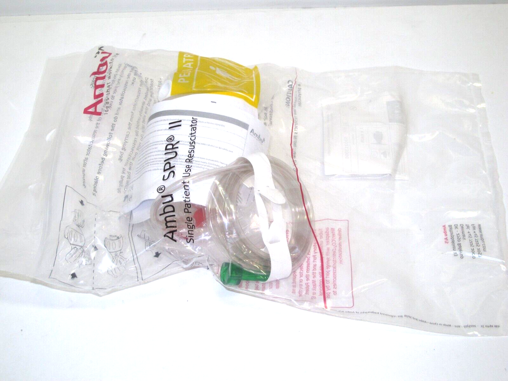 4 Sets Ambu SPUR II Pediatric Disposable Resuscitator Ref. 530213000