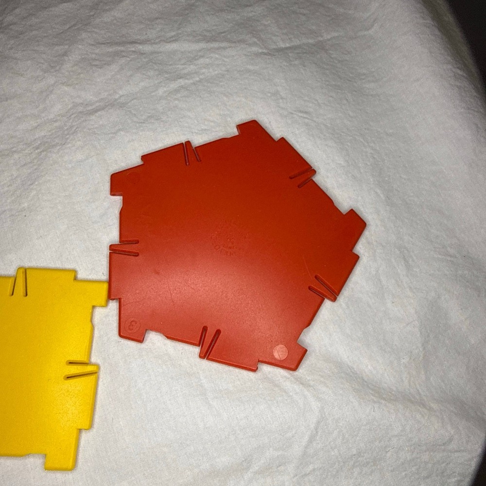 Polydron Lot Assorted Building Pieces Shapes Educational Construction Toy Set