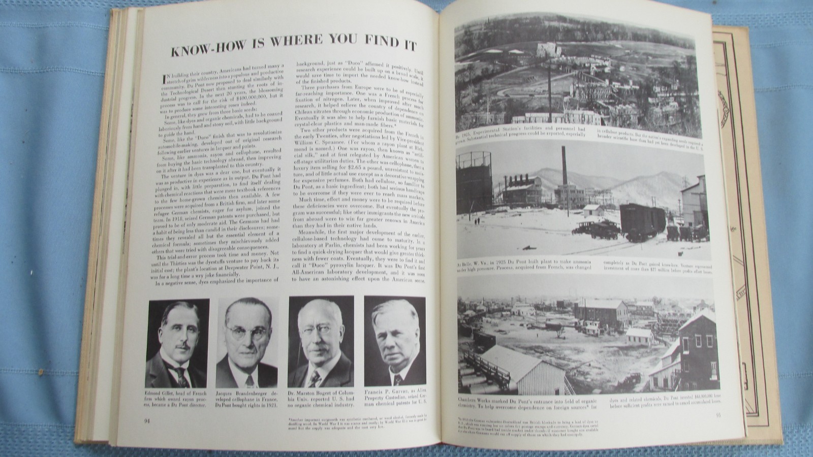 1952 Dupont Autobiography Of American Enterprise Du Pont Powder Company-Photos