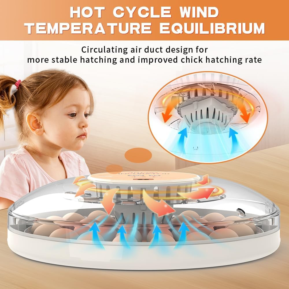 30 Egg Digital Incubator with Automatic Turner – Precision Temperature & Humidit
