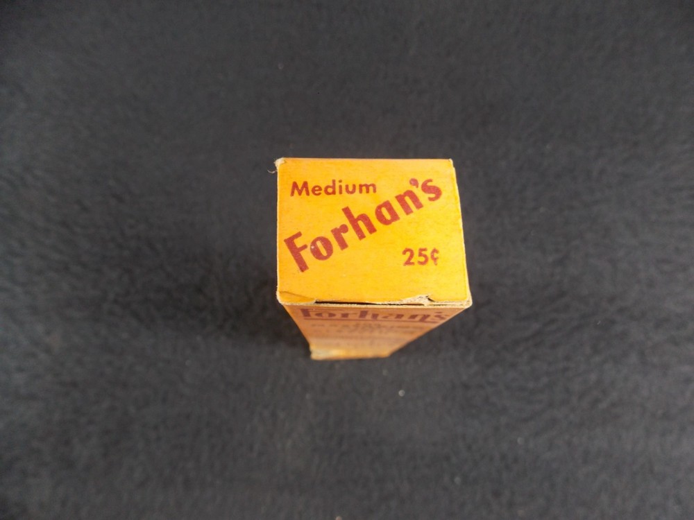Vintage Forhans Empty Toothpaste Box RH Forhan DDS