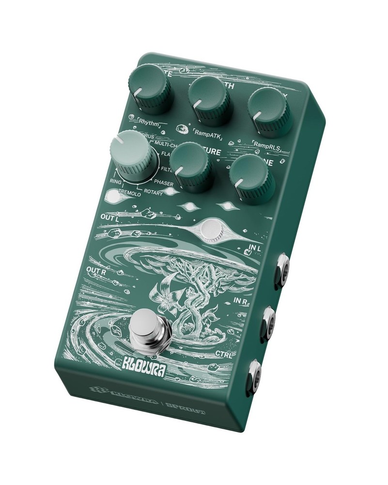 Sprout Modulation Guitar Pedal for Electric Guitar with CTRL Input, 9 Effects...